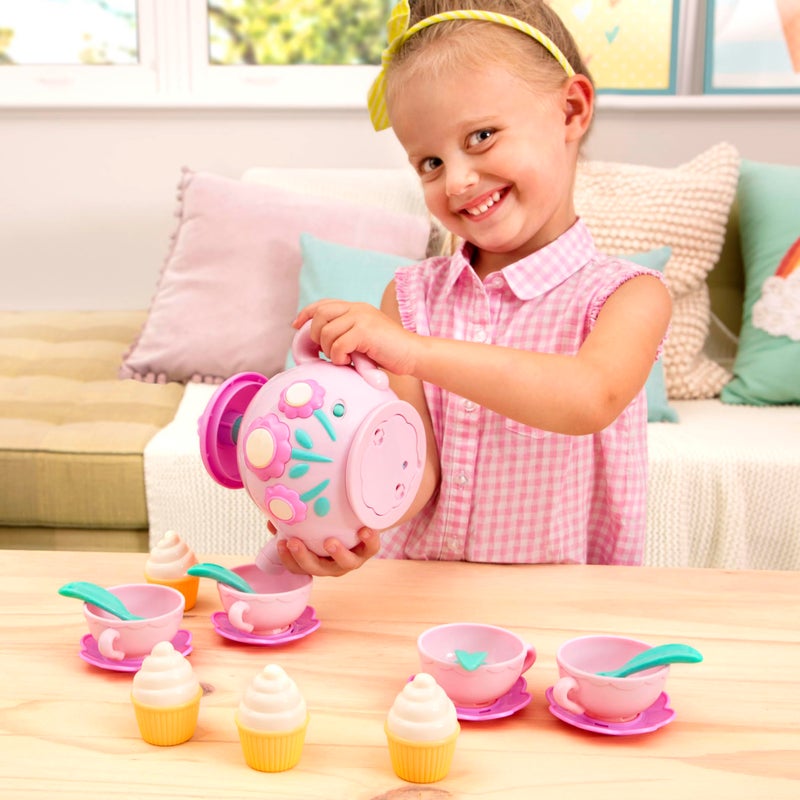 Battat â€“ Play Circle â€“ Singing Teapot â€“ Toy Food â€“ Pretend Play â€“ Kitchen Set â€“ 3+ Years(17 Pieces) - Image 2